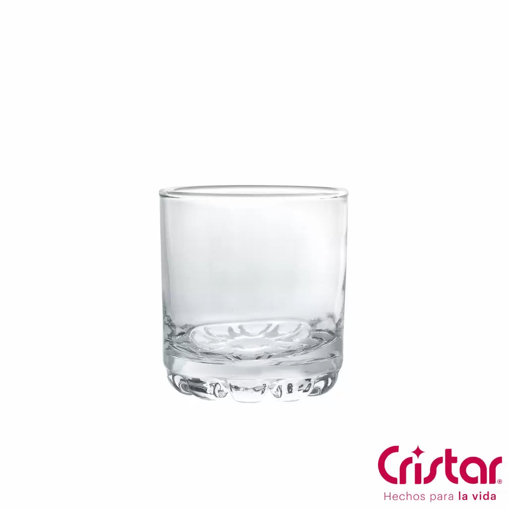 Vaso Capitol Rocks 9 oz, ideal para bebidas frías, diseño compacto y seguro para contacto con alimentos, presentación en canastilla de 8 unidades.