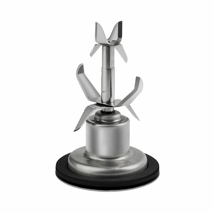 Licuadora BLACK+DECKER Vortex negra con 1.000W de potencia, jarra de vidrio de 1.5L y 8 cuchillas de acero inoxidable con tecnología anti-cavitación.