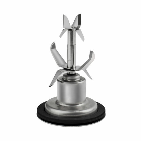 Licuadora BLACK+DECKER Vortex negra con 1.000W de potencia, jarra de vidrio de 1.5L y 8 cuchillas de acero inoxidable con tecnología anti-cavitación.