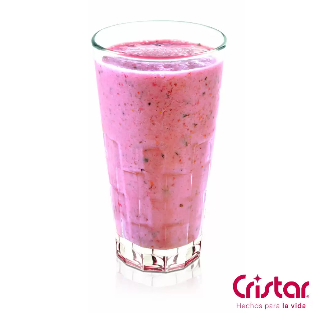  Vaso Acapulco Bebidas 11 3/4 oz en canastilla de 6 unidades, diseño estilizado y seguro para contacto con alimentos.