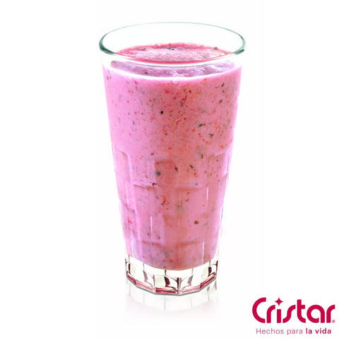  Vaso Acapulco Bebidas 11 3/4 oz en canastilla de 6 unidades, diseño estilizado y seguro para contacto con alimentos.