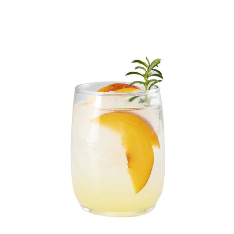 Vaso Agua Rocks de 364 ml en vidrio transparente con diseño compacto y elegante, ideal para servir agua, jugos o bebidas frías con estilo y versatilidad.