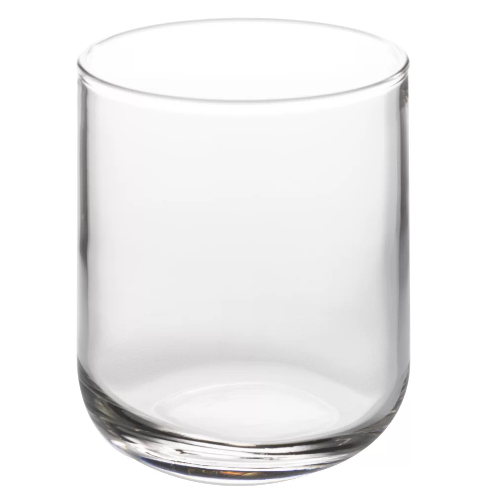 Vaso Capella Rocks 10.4 oz, ideal para licores y cócteles, diseño compacto y seguro para contacto con alimentos.