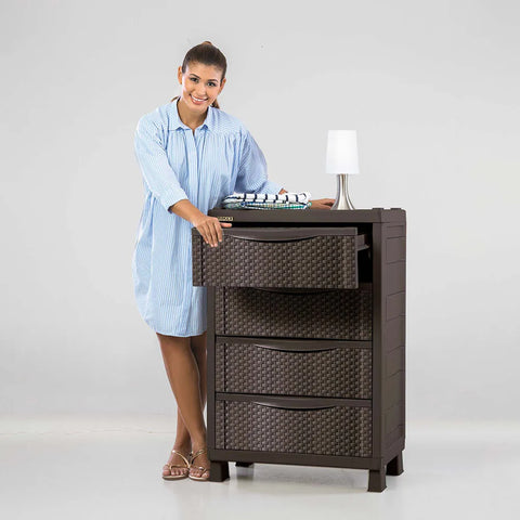 ARMARIO CAJONERO RATTAN - RIMAX