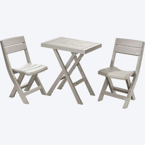 Combo x 3 Mesa y Sillas Barú Plegable Rectangular RIMAX