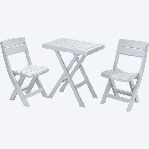 Combo x 3 Mesa y Sillas Barú Plegable Rectangular RIMAX