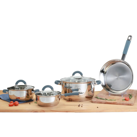 BATERIA 7 PZS ACERO INOX INDUDC