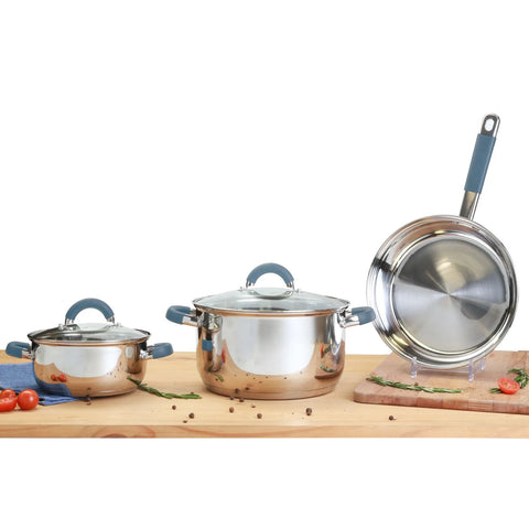 BATERIA 5 PZS ACERO INOX INDUCC