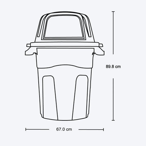 BASURERO RESIDUOS 100 LT