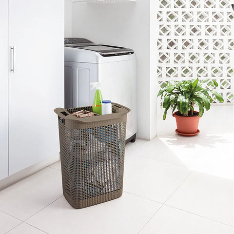 CESTA ROPA RECTANGULAR LINUM - RIMAX