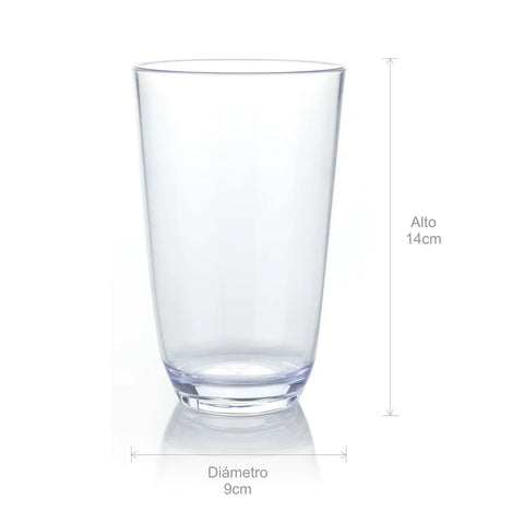VASO ACQUA 16OZ NATURAL