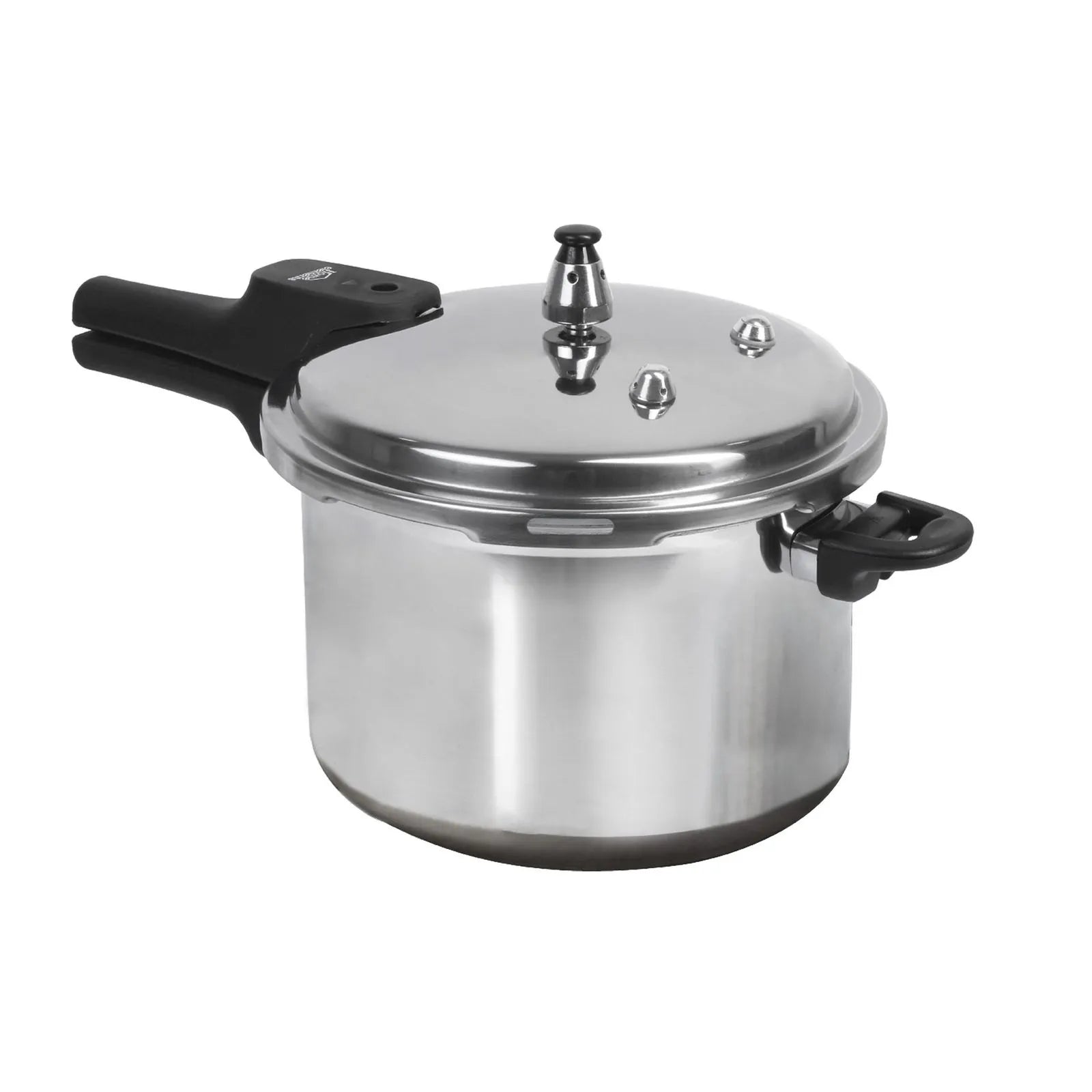 Olla a Presión Aluminio con Tapa en Acero 7 Litros Home Elements, apta para estufas eléctricas y a gas, con cierre externo para mayor seguridad.