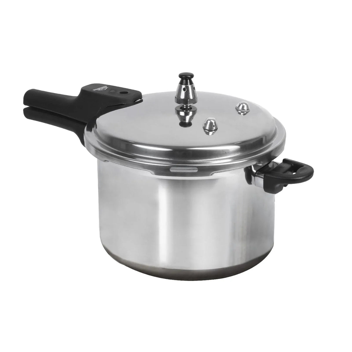 Olla a Presión Aluminio con Tapa en Acero 7 Litros Home Elements, apta para estufas eléctricas y a gas, con cierre externo para mayor seguridad.