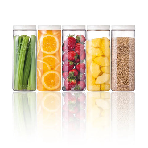 RECIPIENTE ALTO TAPA ROSCA 1.3LT BLANCO ESTRA