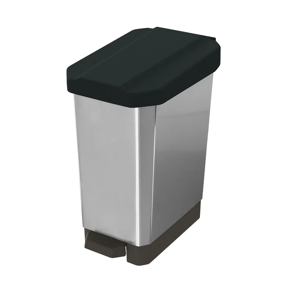 PAPELERA STRABINS PEDAL 10L NG METALIZADO