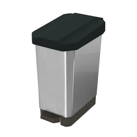 PAPELERA STRABINS PEDAL 10L NG METALIZADO