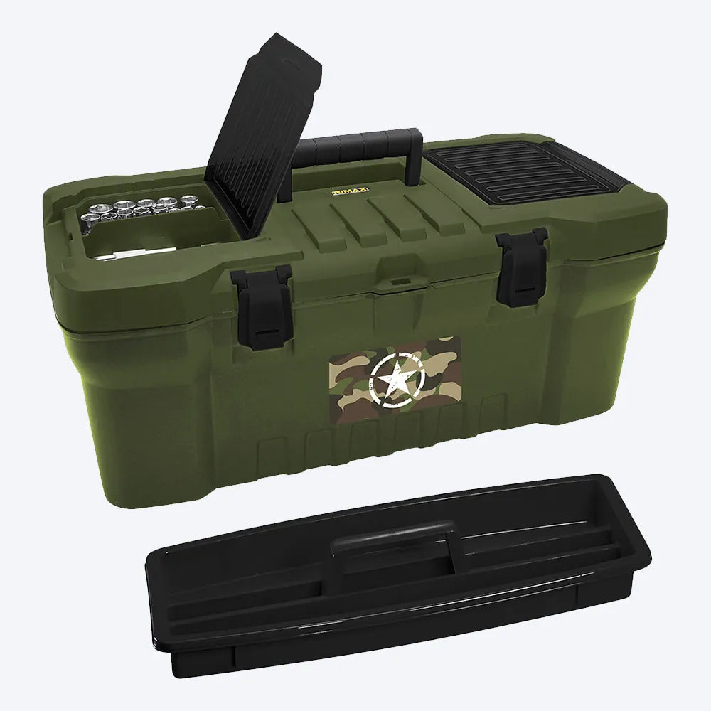 CAJA 20 HTAS CERRADURA PLAST ARMY-  RIMAX