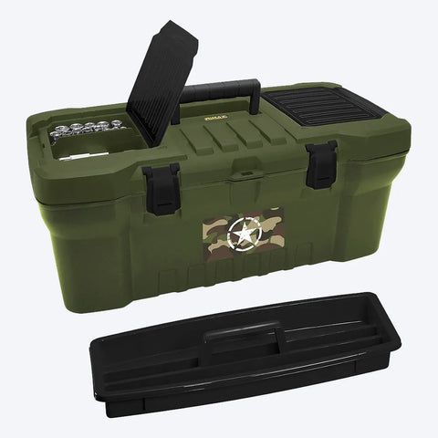 CAJA 20 HTAS CERRADURA PLAST ARMY-  RIMAX