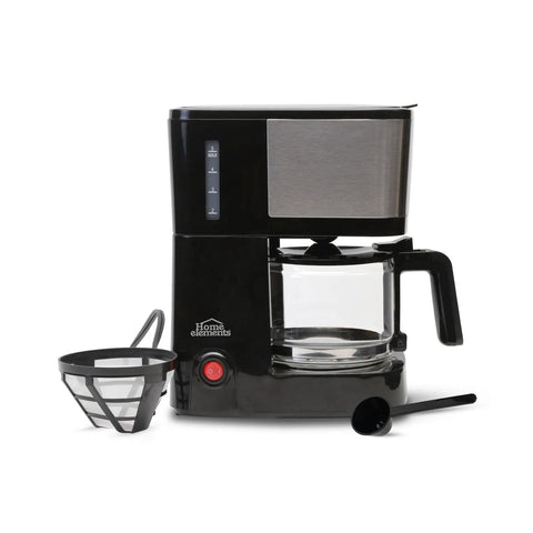 CAFETERA ELECTRICA 6 TZS ELEG ACERO INOX