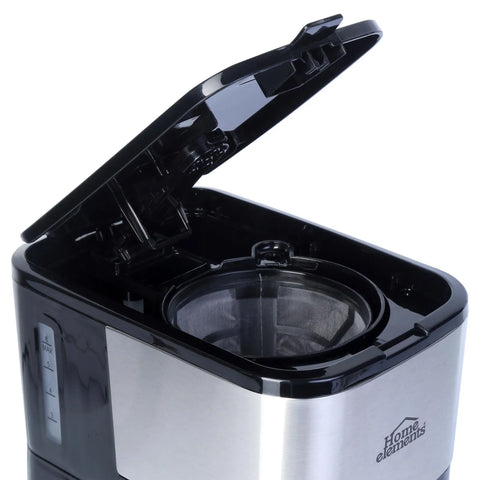 CAFETERA ELECTRICA 6 TZS ELEG ACERO INOX