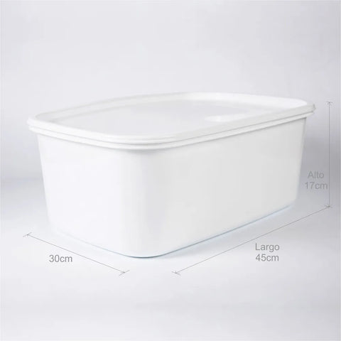 RECIPIENTE PLUS 16 LT BLANCO CONGELACION