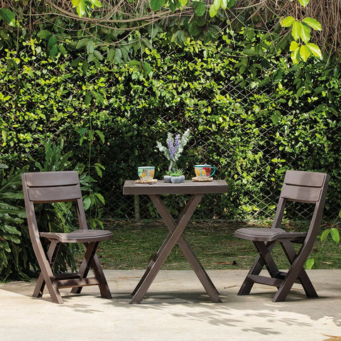 Combo x 3 Mesa y Sillas Barú Plegable Rectangular RIMAX