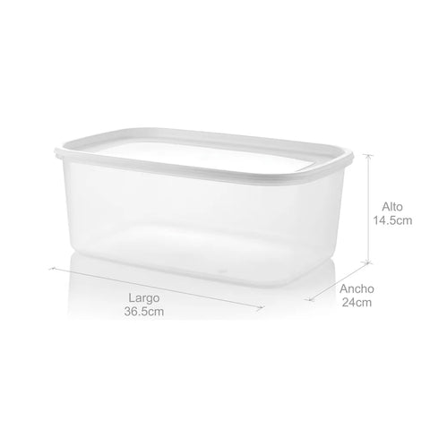 CAJA ORGANIZADORA PLUS 8L BLANCA ESTRA