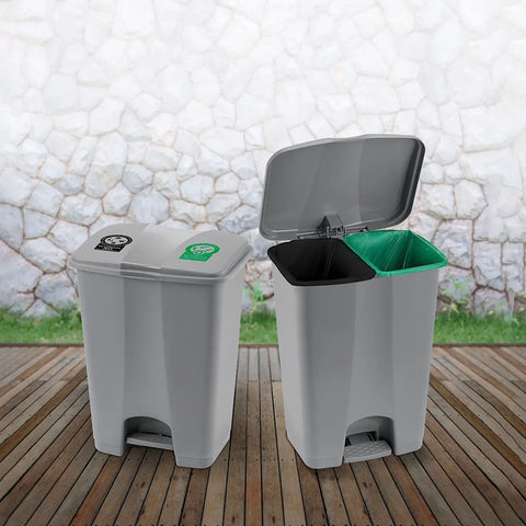 BASURERO 60L DOBLE -  RIMAX