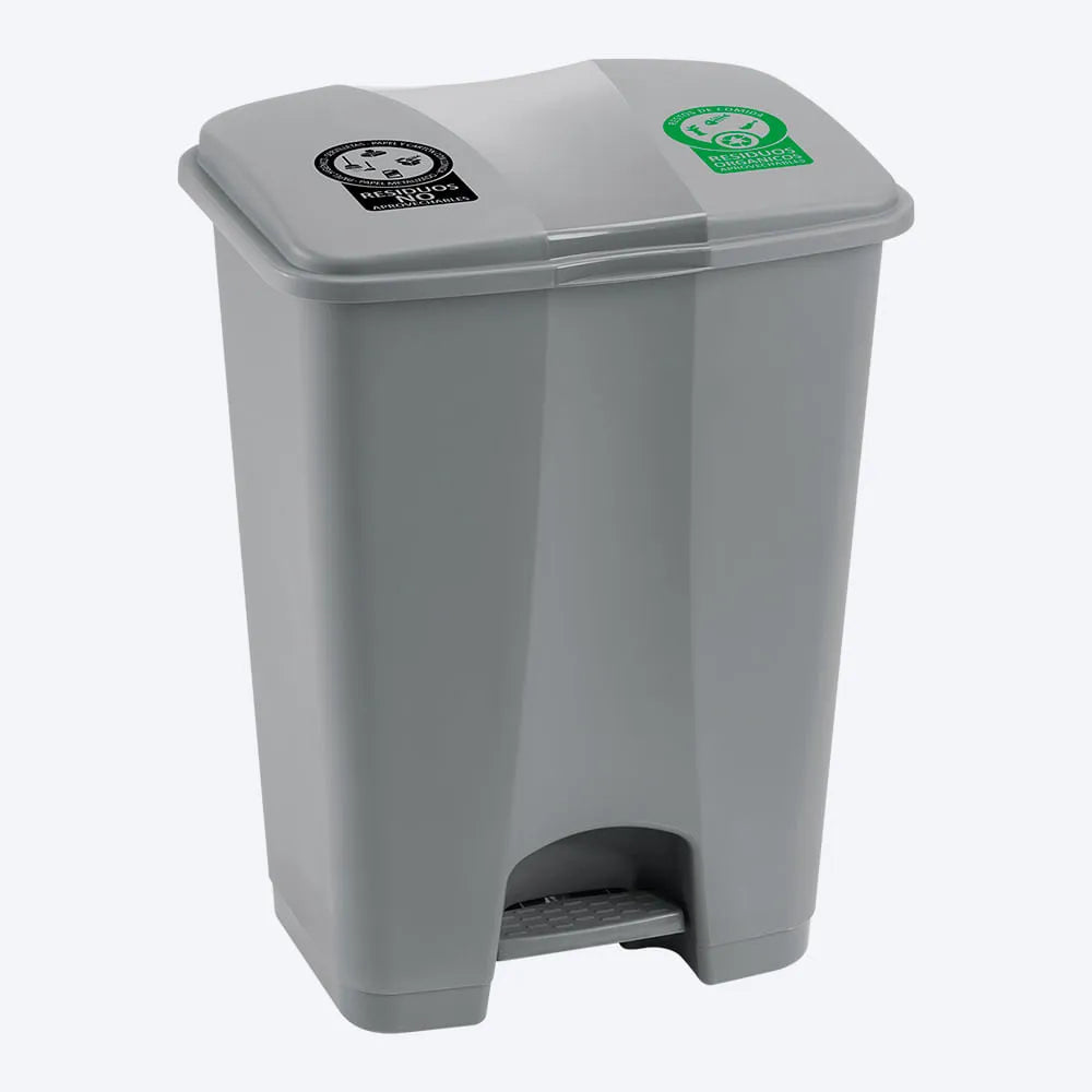 BASURERO 60L DOBLE -  RIMAX