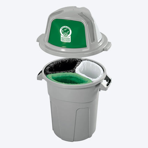 BASURERO RESIDUOS 100 LT 3 COMPART - RIMAX