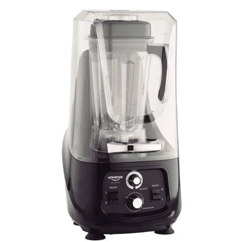 Licuadora Industrial Profesional Suprema Universal con dos vasos de 2 litros, motor de 1500 W, temporizador y función de reducción de ruido.