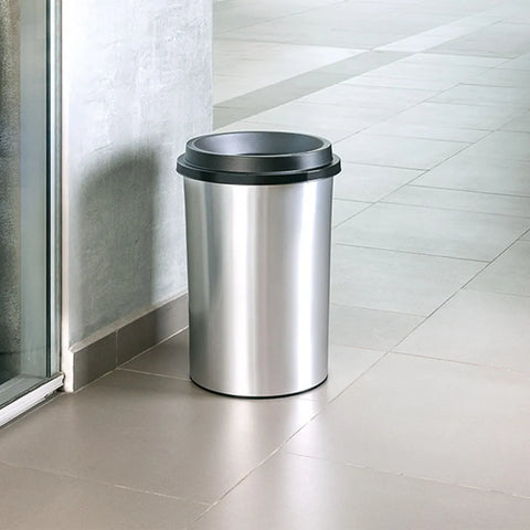 PAPELERA 50L EVO IM METALIZADA - RIMAX