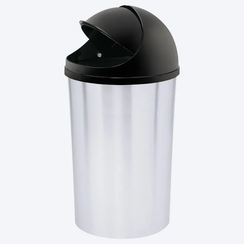 PAPELERA T/MOVIL 10LTS METALIZADA - RIMAX