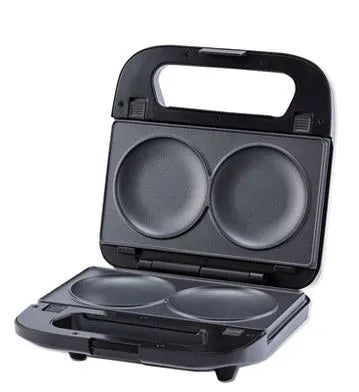 Sanduchera Onoff 3 en 1 con platos intercambiables, recubrimiento antiadherente y control de temperatura On/Off para una cocción perfecta.