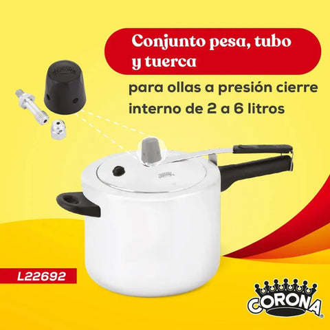 ACCESORIO ASA AUX OLLA CORONA 4-6LT 80KPA