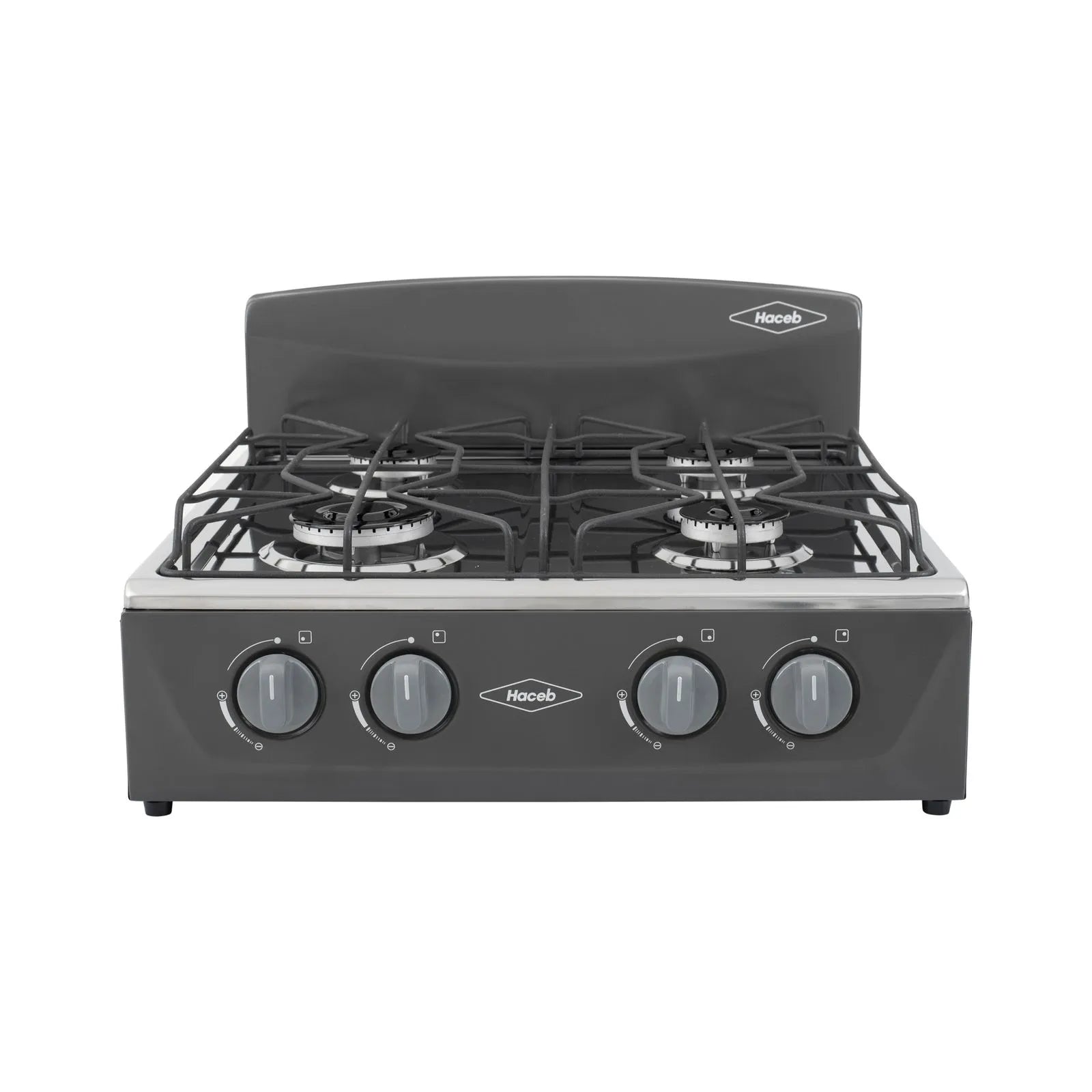 Estufa De Mesa Avellana T Gas Propano Haceb, diseño compacto y duradero, ideal para espacios pequeños y cocinas modernas.
