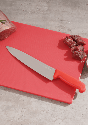 CUCHILLO PROF 10 ROJO