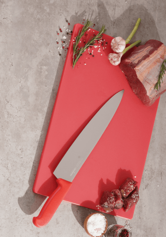 CUCHILLO PROF 12 ROJO