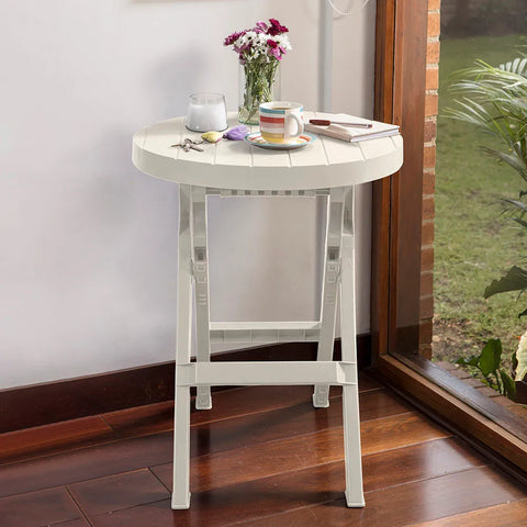 MESA PLEGABLE REDONDA BARU