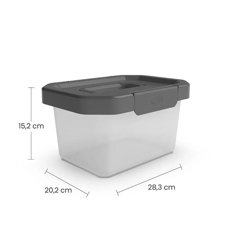 CAJA ORGANIZADORA ESTRABOX 4LT CON MANIJA
