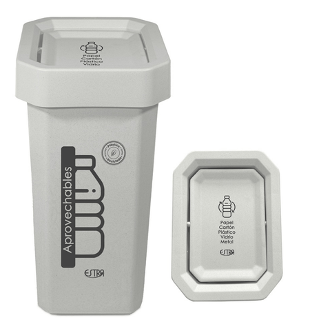 PAPELERA VAIVEN 26 ECOBINS LT BLANCO APRO ESTRABI