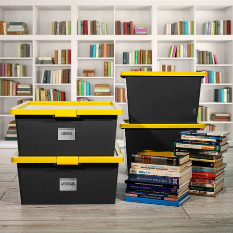 CAJA ORGANIZADORA C/BROCHE 37LT