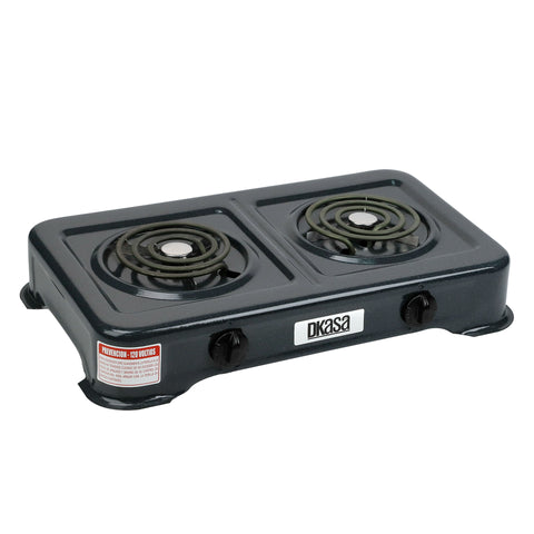 Cocineta Simplicity Eléctrica 2 Puestos Dkasa, versátil y funcional para cocinar con diferentes utensilios.