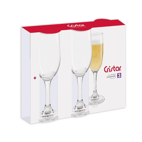 Copa Champaña Premier 186ml x3 und