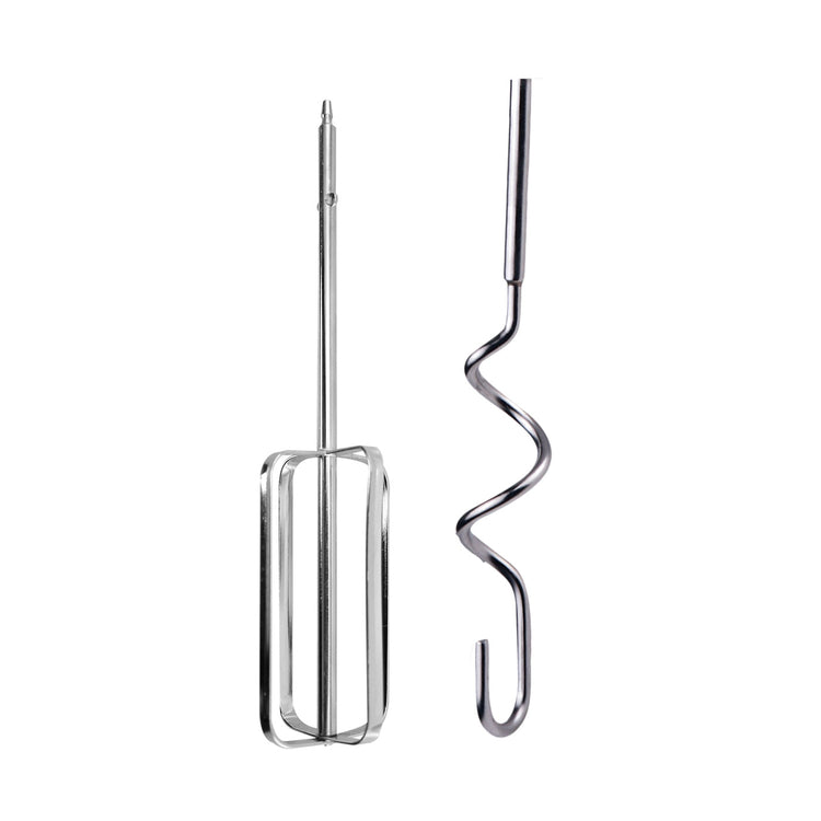 Batidora de Pedestal KALLEY con tazón de acero inoxidable de 3.8 litros, 5 velocidades + turbo, y función 2 en 1 como batidora de mesa y de mano.