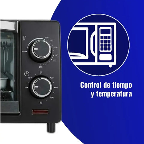 HORNO ELECTRICO TOSTADOR 9 LITROS KALLEY