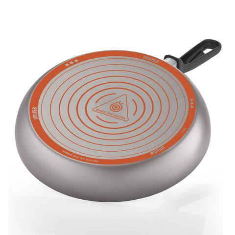 Sartén Alto Antiadherente Talent 30cm IMUSA con Termo Señal, Base Difusora, y Antiadherente TRIFORCE, ideal para una cocción uniforme.