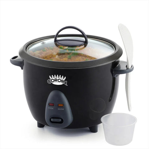 Olla Arrocera Corona 5 Tazas Negra