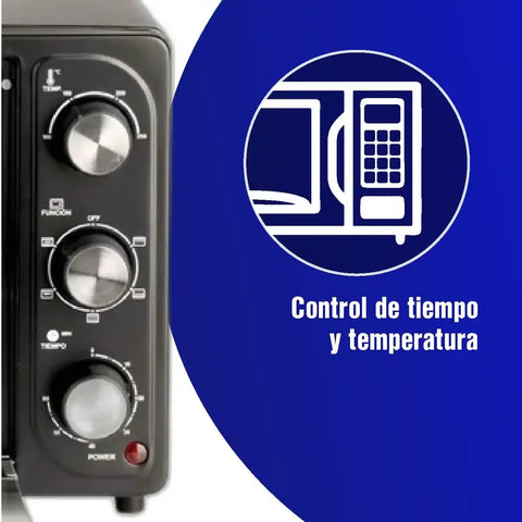 HORNO ELECTRICO TOSTADOR 18 LITROS KALLEY