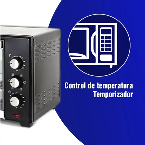 HORNO ELECTRICO TOSTADOR 46 LT KALLEY K-HE46L